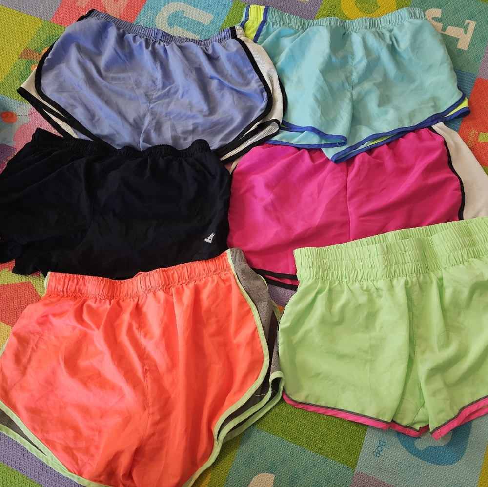 Colorful Athletic Shorts Set